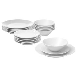 سرویس 18 پارچه ظروف غذاخوری ایکیا مدل IKEA 365+